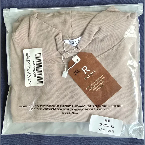 ReoRia Khaki Mock Turtleneck Women's 2XL Ribbed Tight T-shirt Crop Top L/S, NEW - Picture 4 of 9